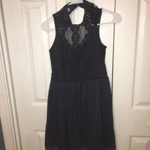 target high neck lace dress